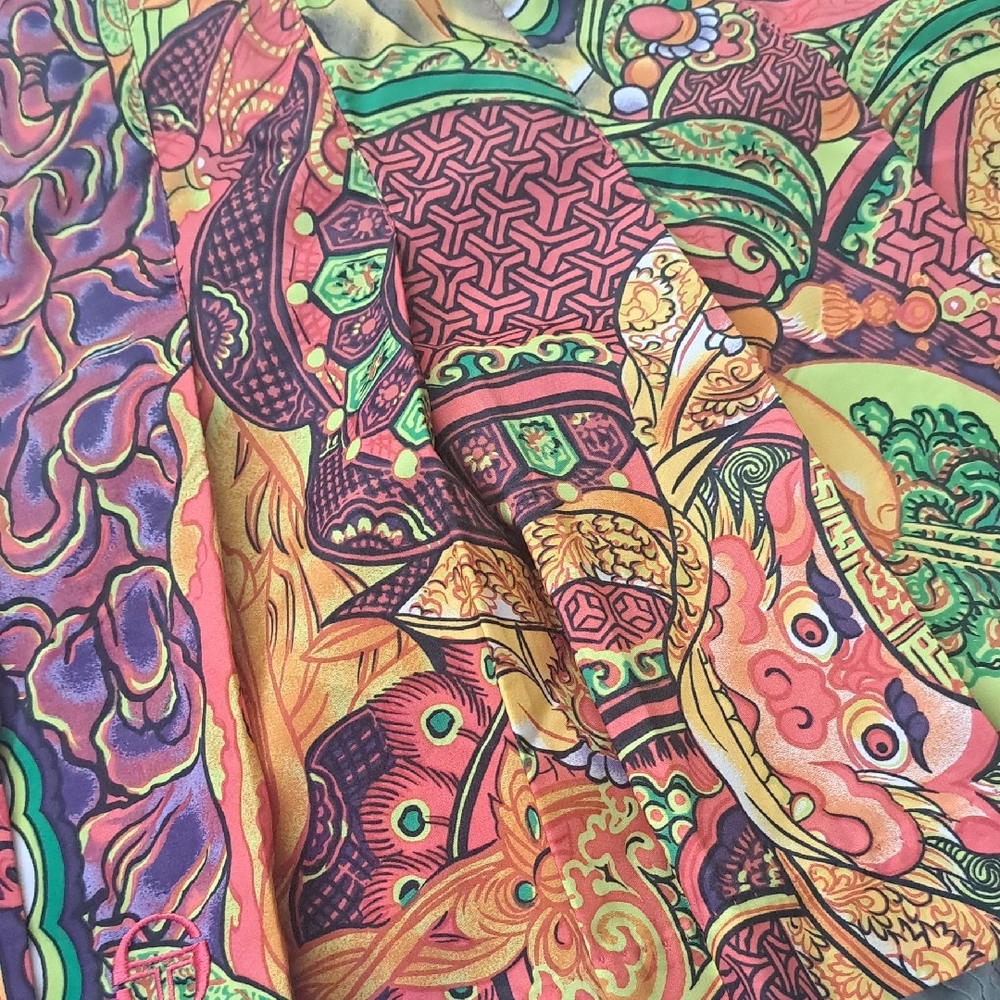 Sergio Tacchini Multicolor Patterned Fabric